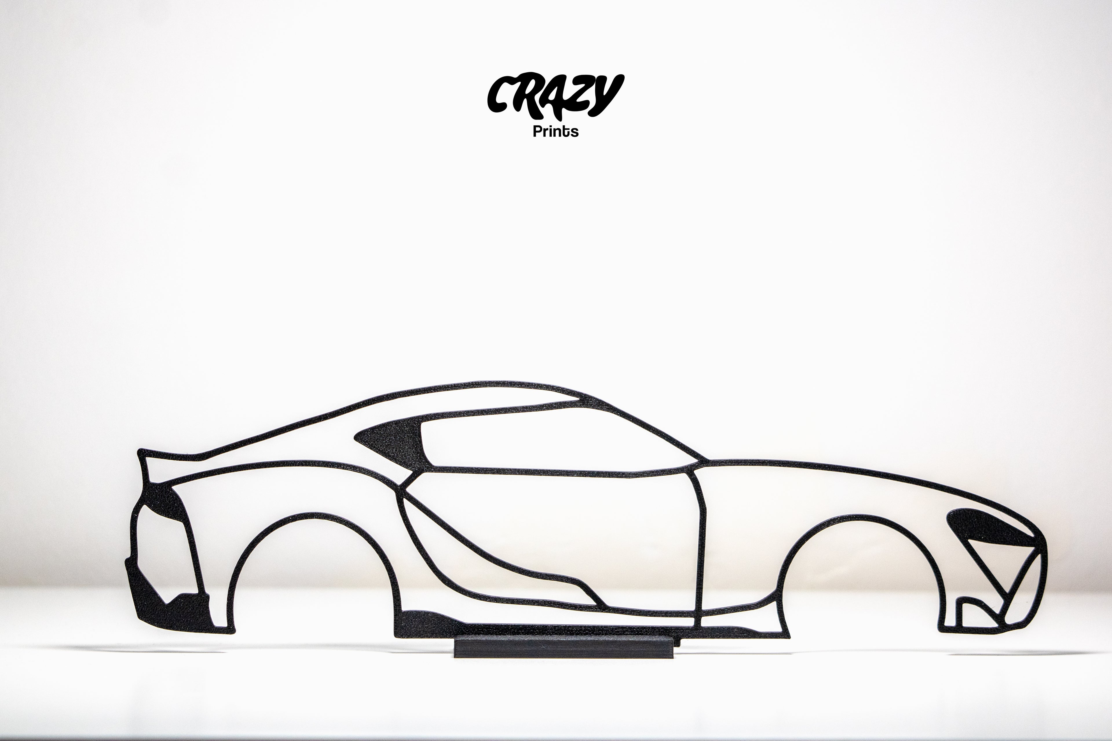 Toyota Supra MK5 Car Line Art