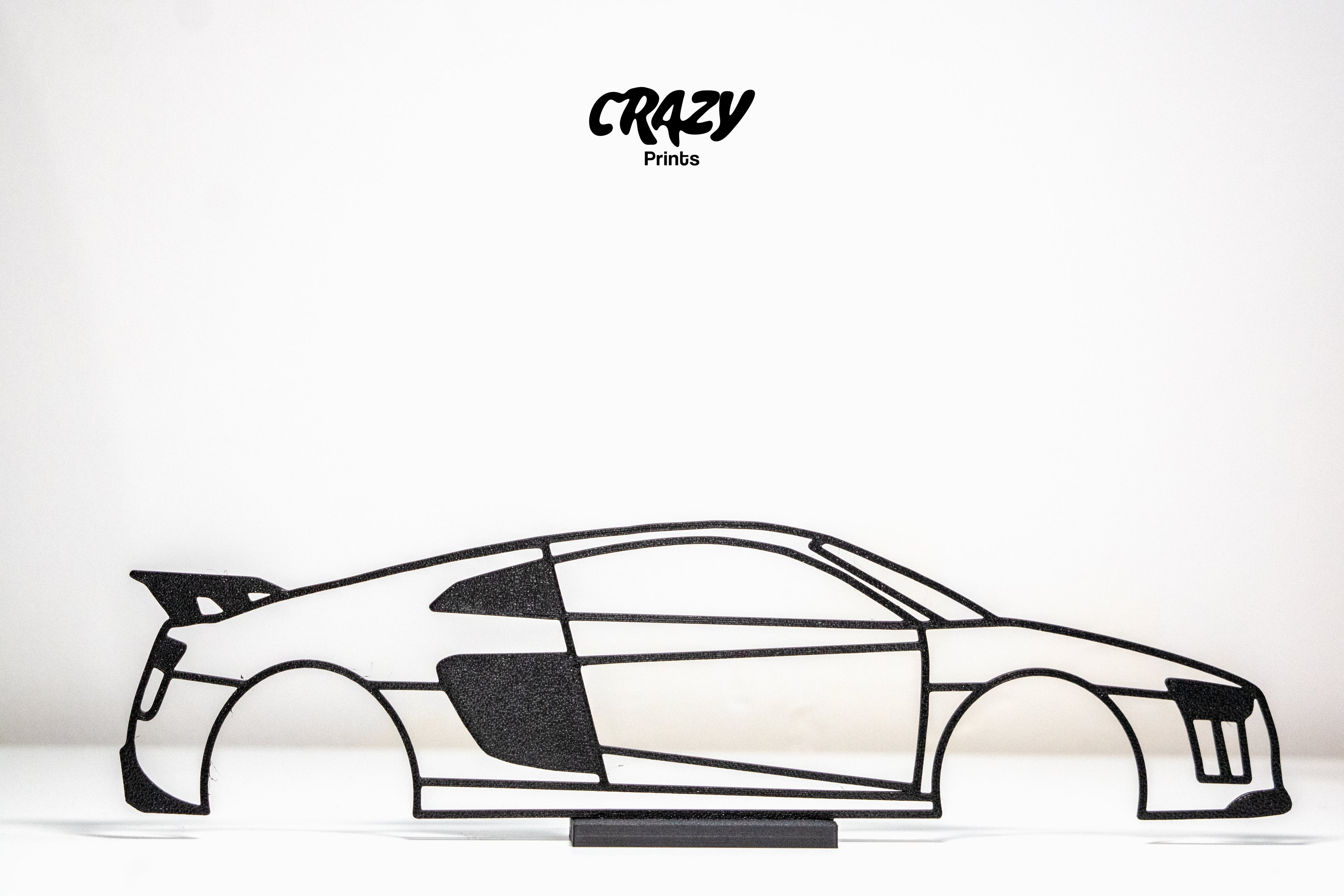 Audi R8 Car Line Art