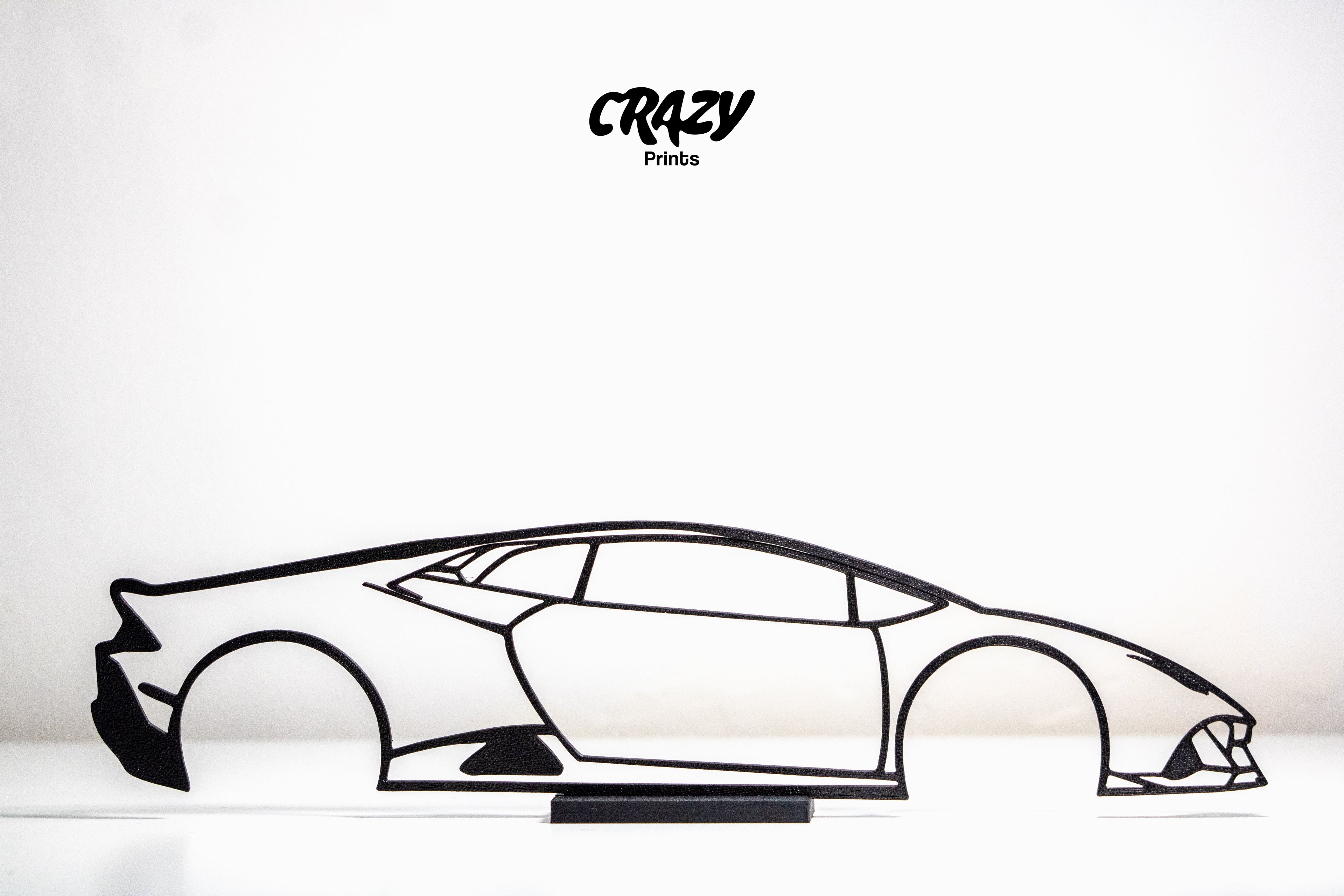 Lamborghini Huracan Car Line Art