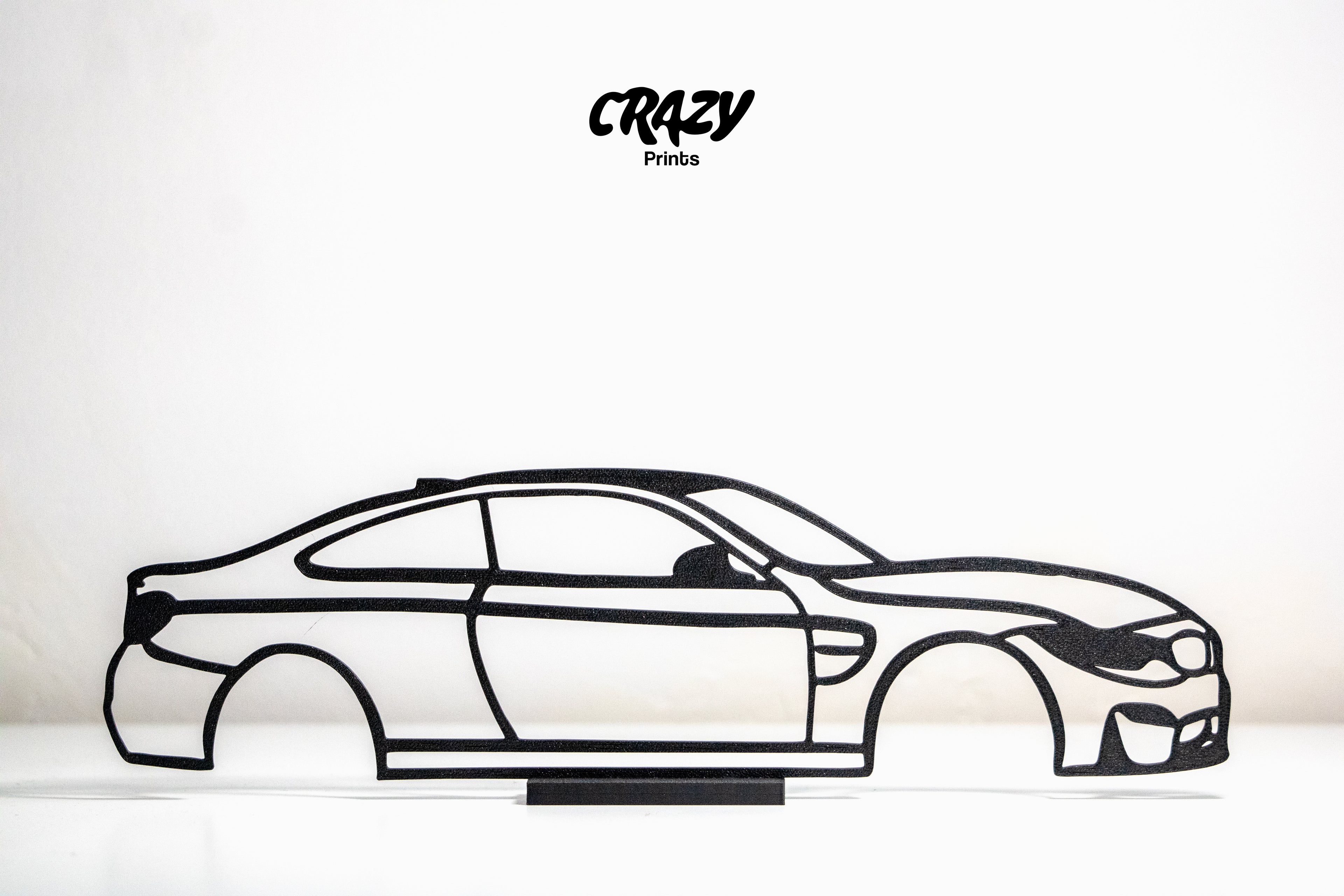 BMW F82 M4 Car Line Art