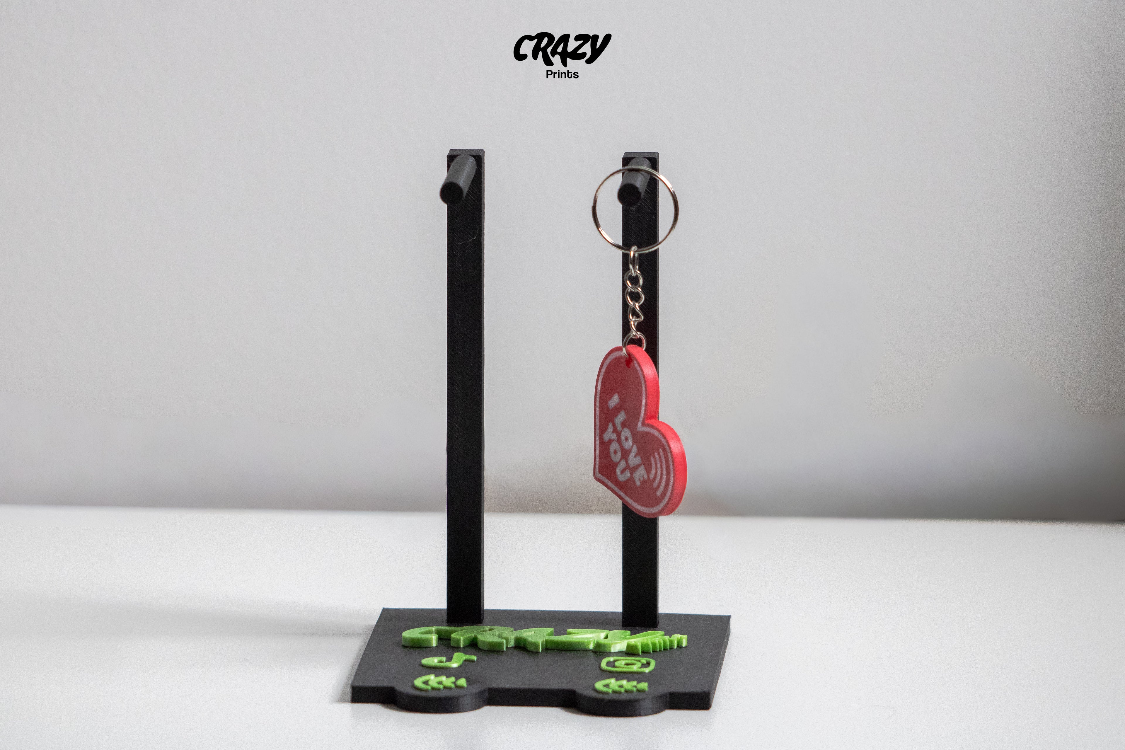 I Love You NFC Keychain