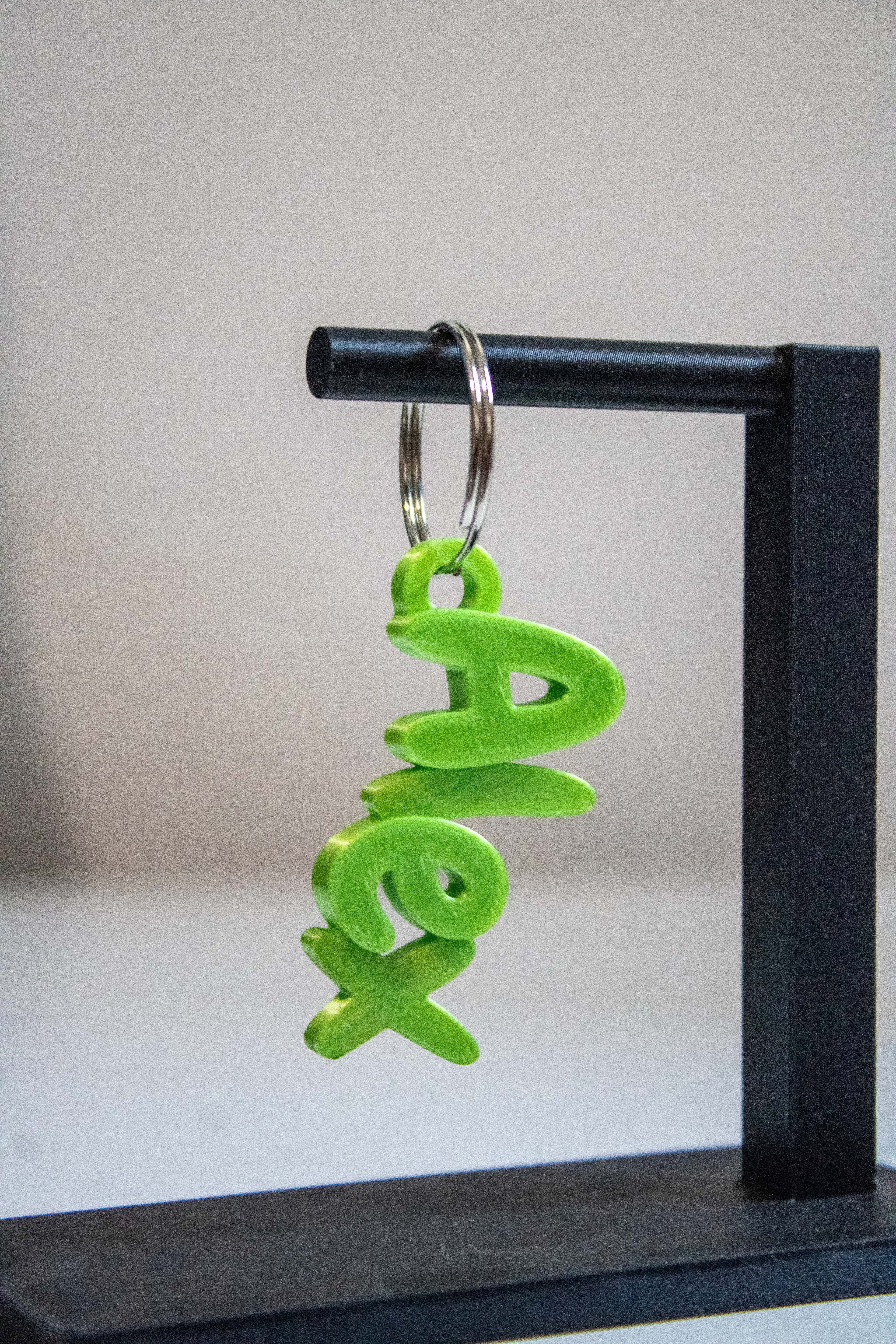 Custom Name & Colour Keychain